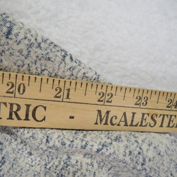 Rock Creek Jacket Womens Large Light Blue Acid Wash Denim Paisley Lined Quilted - Picture 11 of 13